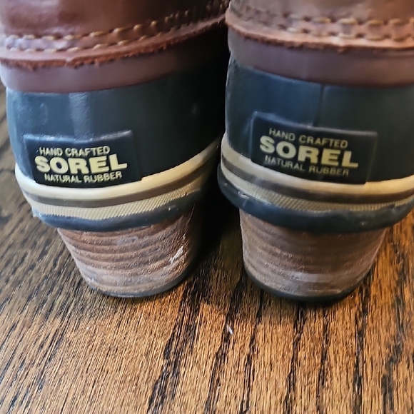 Sorel Women's Conquest Carly II Redwood Tobacco Winter Boots - Picture 3 of 12